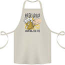 Alcohol Beer Taster Working for Free Funny Cotton Apron 100% Organic Natural