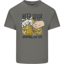 Alcohol Beer Taster Working for Free Funny Mens Cotton T-Shirt Tee Top Charcoal