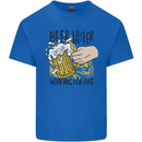 Alcohol Beer Taster Working for Free Funny Mens Cotton T-Shirt Tee Top Royal Blue