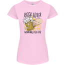 Alcohol Beer Taster Working for Free Funny Womens Petite Cut T-Shirt Light Pink