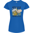 Alcohol Beer Taster Working for Free Funny Womens Petite Cut T-Shirt Royal Blue