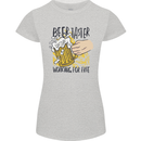 Alcohol Beer Taster Working for Free Funny Womens Petite Cut T-Shirt Sports Grey
