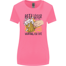 Alcohol Beer Taster Working for Free Funny Womens Wider Cut T-Shirt Azalea