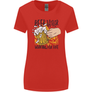 Alcohol Beer Taster Working for Free Funny Womens Wider Cut T-Shirt Red