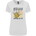 Alcohol Beer Taster Working for Free Funny Womens Wider Cut T-Shirt White