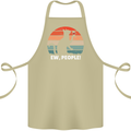 Alcohol Drinking Cat Ew People Cotton Apron 100% Organic Khaki