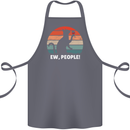 Alcohol Drinking Cat Ew People Cotton Apron 100% Organic Steel