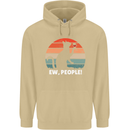 Alcohol Drinking Cat Ew People Mens 80% Cotton Hoodie Sand