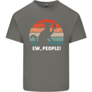 Alcohol Drinking Cat Ew People Mens Cotton T-Shirt Tee Top Charcoal