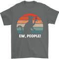 Alcohol Drinking Cat Ew People Mens T-Shirt Cotton Gildan Charcoal