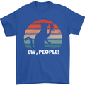 Alcohol Drinking Cat Ew People Mens T-Shirt Cotton Gildan Royal Blue