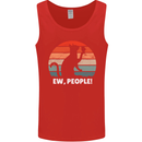 Alcohol Drinking Cat Ew People Mens Vest Tank Top Red