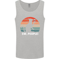 Alcohol Drinking Cat Ew People Mens Vest Tank Top Sports Grey