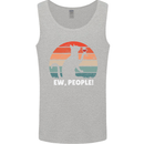 Alcohol Drinking Cat Ew People Mens Vest Tank Top Sports Grey