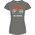 Alcohol Drinking Cat Ew People Womens Petite Cut T-Shirt Charcoal