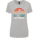 Alcohol Drinking Cat Ew People Womens Wider Cut T-Shirt Sports Grey