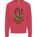 Alcohol Kills Cannabis Chills Weed Drugs Kids Sweatshirt Jumper Heliconia
