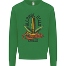 Alcohol Kills Cannabis Chills Weed Drugs Kids Sweatshirt Jumper Irish Green