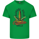 Alcohol Kills Cannabis Chills Weed Drugs Kids T-Shirt Childrens Irish Green