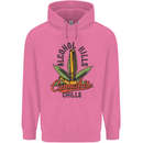 Alcohol Kills Cannabis Chills Weed Drugs Mens 80% Cotton Hoodie Azelea