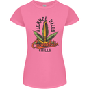 Alcohol Kills Cannabis Chills Weed Drugs Womens Petite Cut T-Shirt Azalea