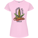 Alcohol Kills Cannabis Chills Weed Drugs Womens Petite Cut T-Shirt Light Pink