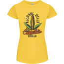 Alcohol Kills Cannabis Chills Weed Drugs Womens Petite Cut T-Shirt Yellow