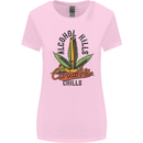 Alcohol Kills Cannabis Chills Weed Drugs Womens Wider Cut T-Shirt Light Pink
