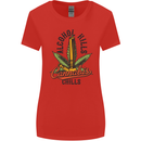 Alcohol Kills Cannabis Chills Weed Drugs Womens Wider Cut T-Shirt Red