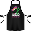 Alien Embrace Your Weirdness Funny LGBT Cotton Apron 100% Organic Black