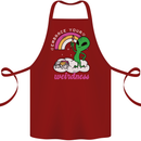 Alien Embrace Your Weirdness Funny LGBT Cotton Apron 100% Organic Maroon