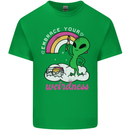 Alien Embrace Your Weirdness Funny LGBT Mens Cotton T-Shirt Tee Top Irish Green
