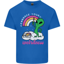 Alien Embrace Your Weirdness Funny LGBT Mens Cotton T-Shirt Tee Top Royal Blue