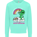 Alien Embrace Your Weirdness Funny LGBT Mens Sweatshirt Jumper Peppermint