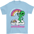 Alien Embrace Your Weirdness Funny LGBT Mens T-Shirt Cotton Gildan Light Blue