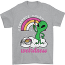 Alien Embrace Your Weirdness Funny LGBT Mens T-Shirt Cotton Gildan Sports Grey