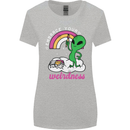 Alien Embrace Your Weirdness Funny LGBT Womens Wider Cut T-Shirt Sports Grey