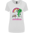 Alien Embrace Your Weirdness Funny LGBT Womens Wider Cut T-Shirt White
