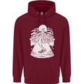 Alien Octopus Kraken Cthulhu Cow UFO Childrens Kids Hoodie Maroon