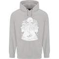 Alien Octopus Kraken Cthulhu Cow UFO Childrens Kids Hoodie Sports Grey