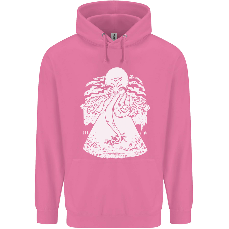 Alien Octopus Kraken Cthulhu Cow UFO Mens 80% Cotton Hoodie Azelea