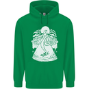 Alien Octopus Kraken Cthulhu Cow UFO Mens 80% Cotton Hoodie Irish Green