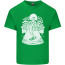 Alien Octopus Kraken Cthulhu Cow UFO Mens Cotton T-Shirt Tee Top Irish Green