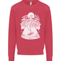 Alien Octopus Kraken Cthulhu Cow UFO Mens Sweatshirt Jumper Heliconia