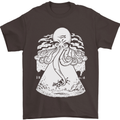 Alien Octopus Kraken Cthulhu Cow UFO Mens T-Shirt 100% Cotton Dark Chocolate