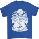 Alien Octopus Kraken Cthulhu Cow UFO Mens T-Shirt 100% Cotton Royal Blue