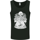 Alien Octopus Kraken Cthulhu Cow UFO Mens Vest Tank Top Black