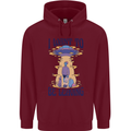 Alien UFO I Want to Be Leaving Childrens Kids Hoodie Maroon