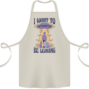 Alien UFO I Want to Be Leaving Cotton Apron 100% Organic Natural
