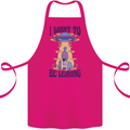 Alien UFO I Want to Be Leaving Cotton Apron 100% Organic Pink